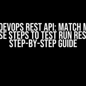 Azure DevOps REST API: Match Manual Test Case Steps to Test Run Results – A Step-by-Step Guide