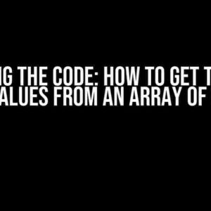 Cracking the Code: How to Get the Last Three Values from an Array of Objects